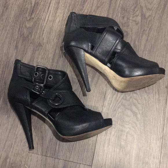Chunky Buckle Aldo Booties - Picture 3 of 7